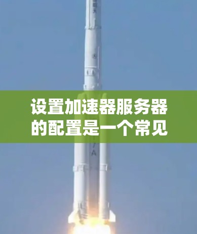 设置加速器服务器的配置是一个常见的服务器优化任务，以下是逐步指南，帮助您设置加速器（缓存缓存扩展）
