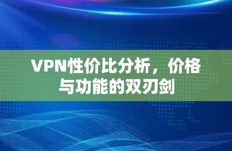VPN性价比分析，价格与功能的双刃剑