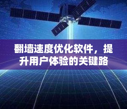 翻墙速度优化软件，提升用户体验的关键路径