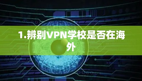 1.辨别VPN学校是否在海外