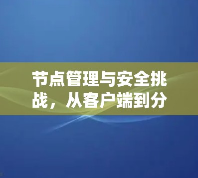 节点管理与安全挑战，从客户端到分布式系统的未来