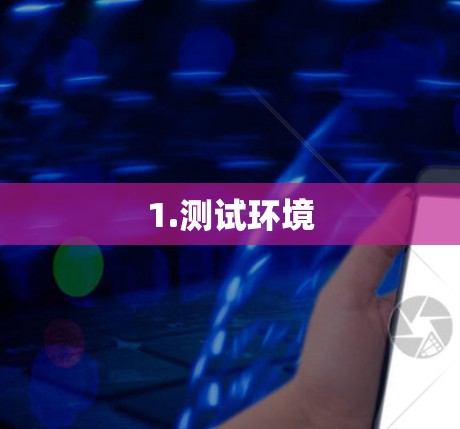 1.测试环境