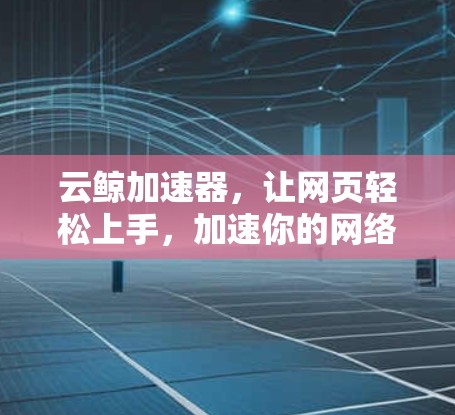 云鲸加速器，让网页轻松上手，加速你的网络体验！