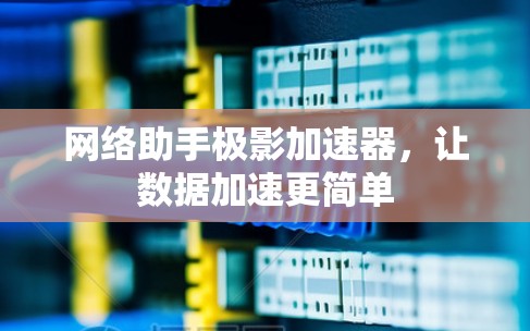 网络助手极影加速器，让数据加速更简单